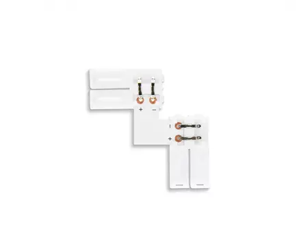 10шт. Соединитель угловой L для светодиодной ленты 5050 12/24V (2 конт.) Ambrella light ILLUMINATION LED GS6551