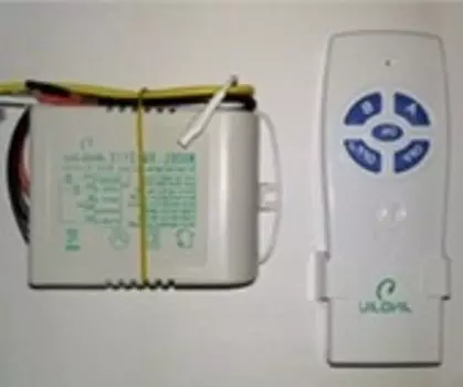 112 Пульт ДУ белый для люстры 2х канальный KINK Light