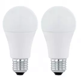 2шт. Светодиодная лампа E27 2х12W 4000K (белый) A60 Eglo 11486