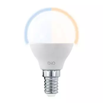 Светодиодная диммируемая лампа с пультом Е14 5W 2700-6500К P45 Eglo (11805)