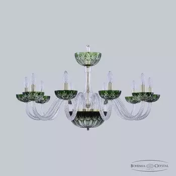 1308/10/300 G Cl/Clear-Green/H-1I Подвесная люстра Bohemia Ivele Crystal