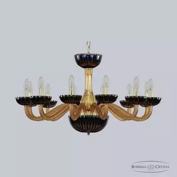 1309/12/300 G Am/Amber-Blue/H-1K Подвесная люстра Bohemia Ivele Crystal