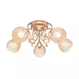 130.58.5 Потолочная люстра Silver Light Scroll