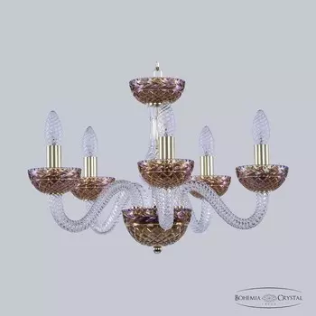 1310/5/165 G Cl/Shampan/M-1F Подвесная люстра Bohemia Ivele Crystal