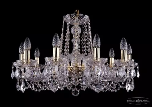 1402/10/240/G/Leafs Подвесная люстра Bohemia Ivele Crystal