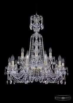 1402/10+5/240/XL-77/G Подвесная люстра Bohemia Ivele Crystal