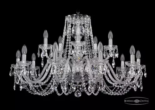 1402/10+5/360/Ni Подвесная люстра Bohemia Ivele Crystal