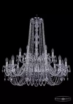 1402/12+6/300/h-91/2d/Ni Подвесная люстра Bohemia Ivele Crystal
