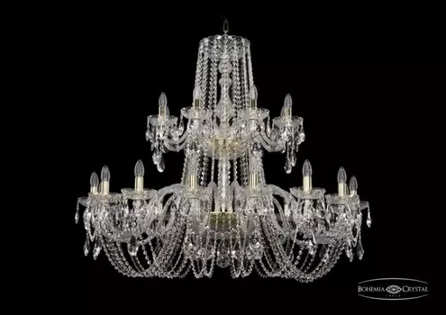 1402/16+8/400/2d/G Подвесная люстра Bohemia Ivele Crystal