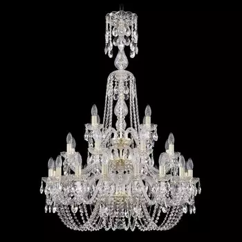 Люстра хрустальная 1402/16+8+4/300/XL-123/3d G