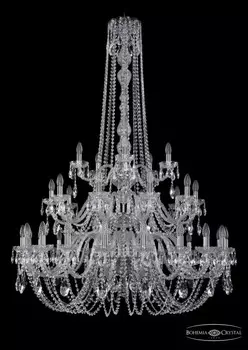 1402/20+10+5/400/h-158/3d/Ni Подвесная люстра Bohemia Ivele Crystal