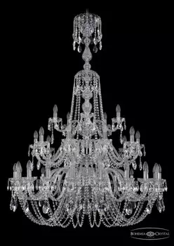 1402/20+10+5/400/XL-158/3d/Ni Подвесная люстра Bohemia Ivele Crystal
