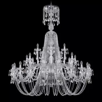 1402/20+10+5/530/XL-165/Ni Подвесная люстра Bohemia Ivele