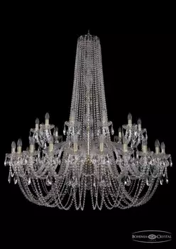1402/24+12/530/h-160/G Подвесная люстра Bohemia Ivele Crystal