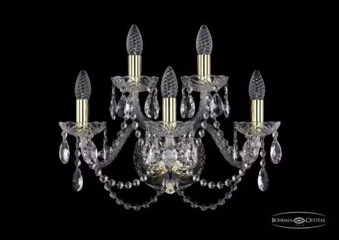 1402B/3+2/160/G Бра Bohemia Ivele Crystal