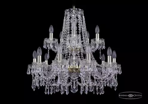 1403/10+5/240/2d/G Подвесная люстра Bohemia Ivele Crystal