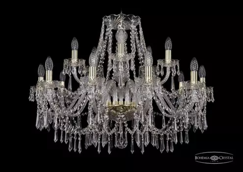1403/10+5/300/G Подвесная люстра Bohemia Ivele Crystal