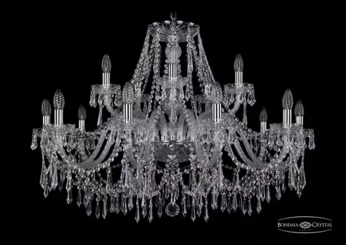 1403/10+5/360/Ni Подвесная люстра Bohemia Ivele Crystal