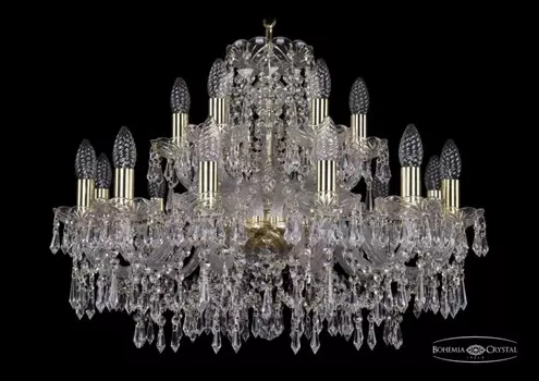 1403/12+6/240/G Подвесная люстра Bohemia Ivele Crystal