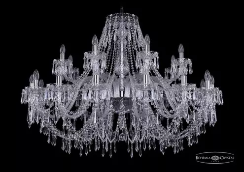 1403/16+8/460/Ni Подвесная люстра Bohemia Ivele Crystal