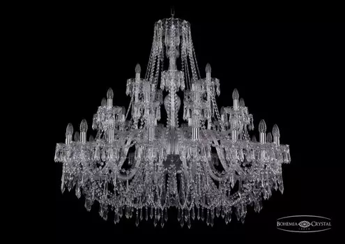 1403/20+10+5/460/Ni Подвесная люстра Bohemia Ivele Crystal