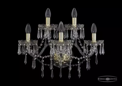 1403B/3+2/195/XL/G Бра Bohemia Ivele Crystal