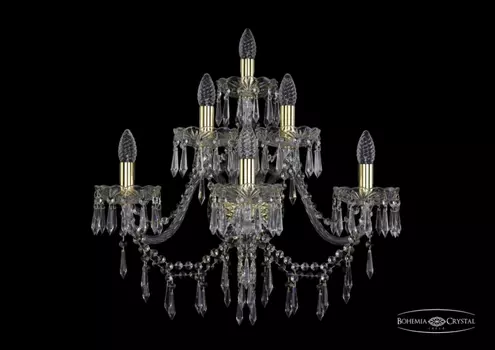 1403B/3+2+1/240/G Бра Bohemia Ivele Crystal