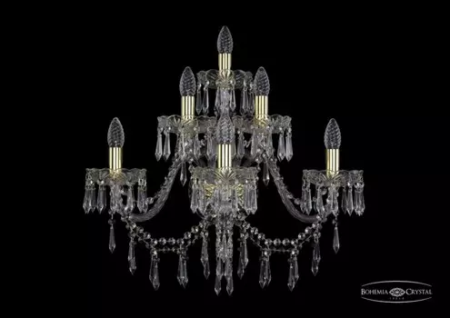 1403B/3+2+1/240/XL/G Бра Bohemia Ivele Crystal
