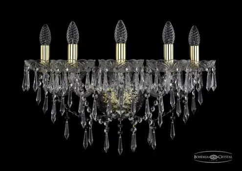 1403B/5/195/XL/G Бра Bohemia Ivele Crystal