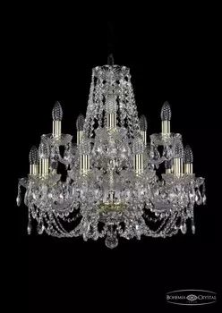 1406/10+5/195/2d/G Подвесная люстра Bohemia Ivele Crystal
