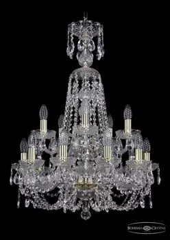 1406/10+5/195/XL-80/2d/G Подвесная люстра Bohemia Ivele Crystal