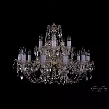 1406/10+5/240/G Подвесная люстра Bohemia Ivele Crystal