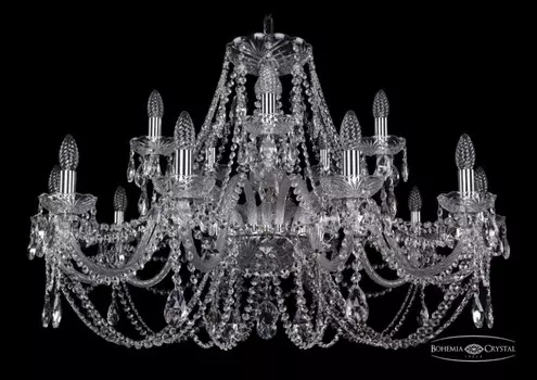 1406/10+5/360/Ni Подвесная люстра Bohemia Ivele Crystal