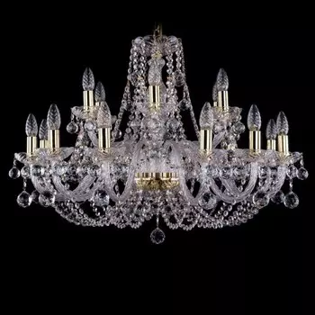 1406/12+6/300/G/Balls Подвесная люстра Bohemia Ivele