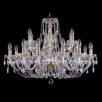 1406/12+6/300/G Подвесная люстра Bohemia Ivele