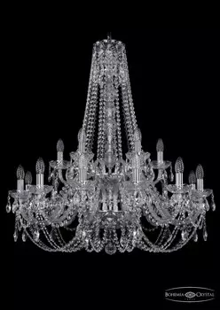 1406/12+6/300/h-95/2d/Ni Подвесная люстра Bohemia Ivele Crystal