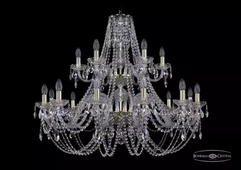 1406/12+6/360/2d/G Подвесная люстра Bohemia Ivele Crystal