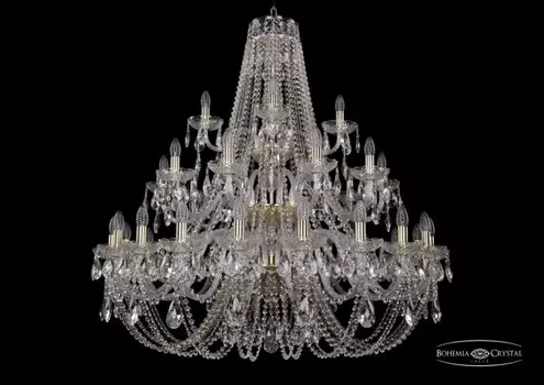 1406/20+10+5/400/3d/G Подвесная люстра Bohemia Ivele Crystal