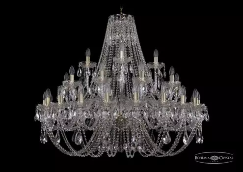 1406/20+10+5/400/G Подвесная люстра Bohemia Ivele Crystal