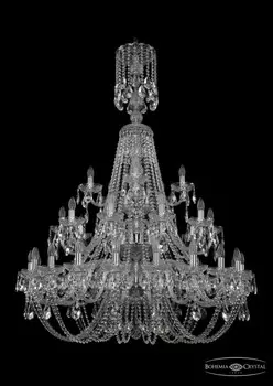 1406/20+10+5/400/XL-157/3d/Ni Подвесная люстра Bohemia Ivele Crystal