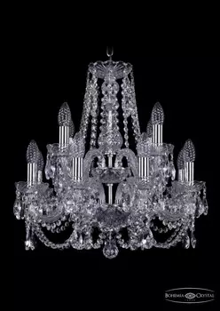 1406/8+4/160/2d/Ni Подвесная люстра Bohemia Ivele Crystal