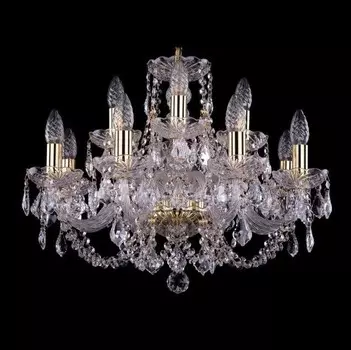 1406/8+4/195/G/Leafs Подвесная люстра Bohemia Ivele