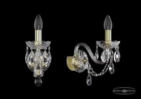 1406B/1/160/G Бра Bohemia Ivele Crystal