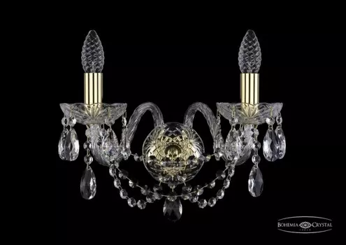 1406B/2/160/G Бра Bohemia Ivele Crystal