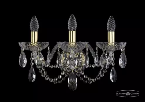 1406B/3/160/XL/G Бра Bohemia Ivele Crystal