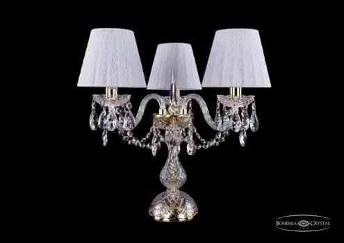 1406L/3/141-39/G/SH13-160 Настольная лампа Bohemia Ivele Crystal
