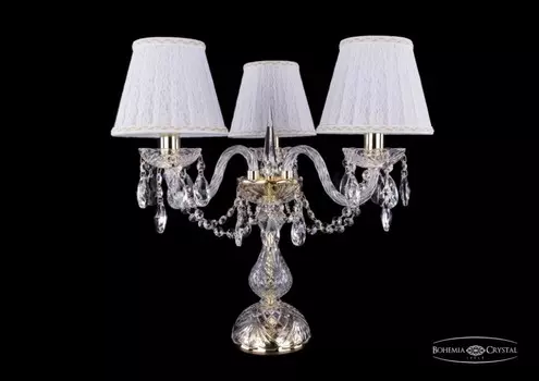 Настольная лампа хрустальная 1406L/3/141-39 G SH13A-160