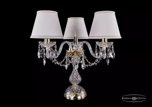 Настольная лампа хрустальная 1406L/3/141-39 G SH40A-160