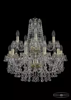 1409/10+5/195/2d/G Подвесная люстра Bohemia Ivele Crystal