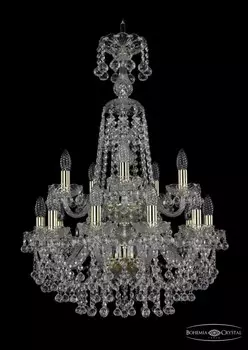 1409/10+5/195/XL-83/2d/G Подвесная люстра Bohemia Ivele Crystal